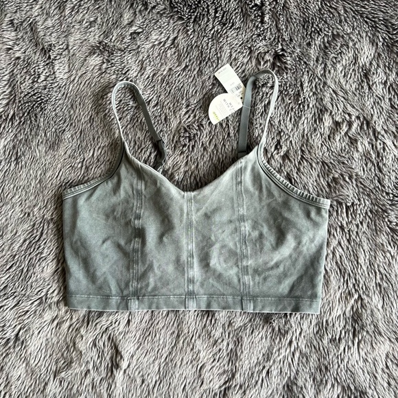 aerie Tops - Gray Strappy Aerie Tank Top